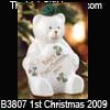 Irish Belleek China Baby’s First Christmas 2009