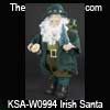 Large Porcelain Irish Santa Figurine