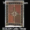 Celtic Cross Throw Blanket