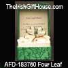 Irish Blessing Four Leaf Clover Charm 