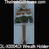 Irish Cottage Christmas Wreath Holder 