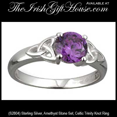 Celticjewelry on Solvar Irish Jewelry Sterling Silver Celtic Trinity Knot Ladies Ring