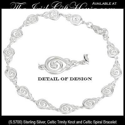 Irish Silver Jewelry on Solvar Irish Jewelry Sterling Silver  Celtic Trinity Knot And Celtic