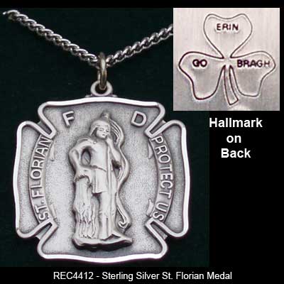 saint florian medal
