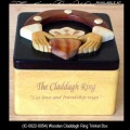 Wooden Claddagh Ring Trinket Box Made in Ireland by Islandcraft