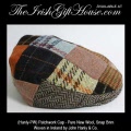 Traditional Irish Wool Patchwork Cap Pure New Wool
