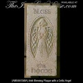 Irish Home Blessing Plaque with a Celtic Angel