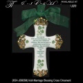 Irish Christmas - Irish Marriage Blessing Cross Ornament