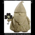 Irish Gifts - Irish Garden Gnome Figurine with Shamrock