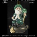 Irish Leprechaun Santa Claus Christmas Tree Ornament 