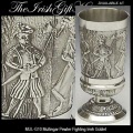 Mullingar Pewter Fighting Irish Goblet