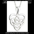 Solvar Irish Jewelry Sterling Silver Motherhood Celtic Knot Necklace Pendant