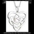 Solvar Irish Jewelry Sterling Silver Motherhood Celtic Knot Necklace Pendant