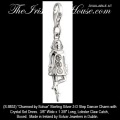 Solvar Irish Jewelry Sterling Silver 3-D Irish Dancer Clip On Charm